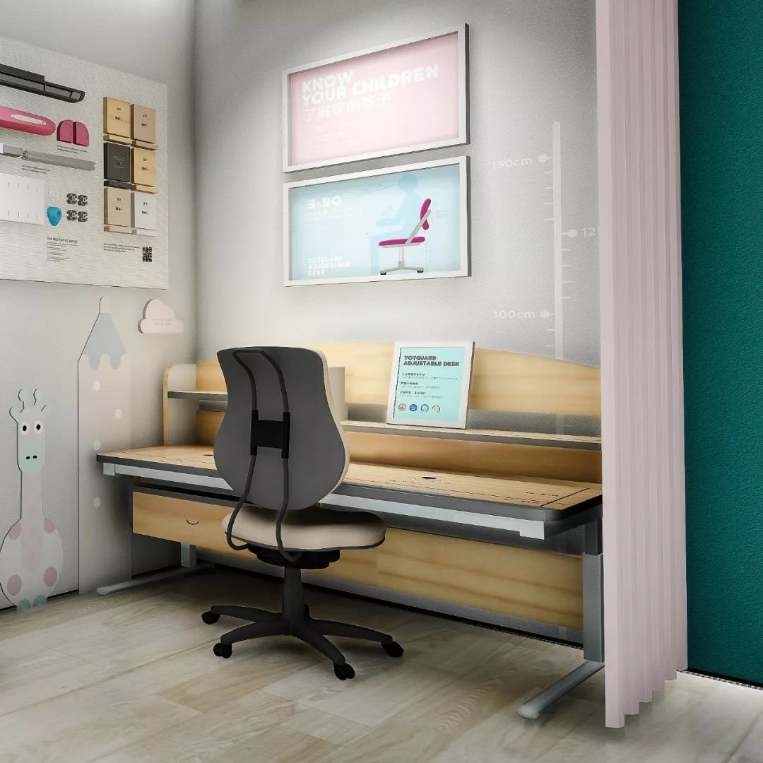 从护童1.1米高度出发，我们为孩子设计了一个玩起来的儿童用品店-17