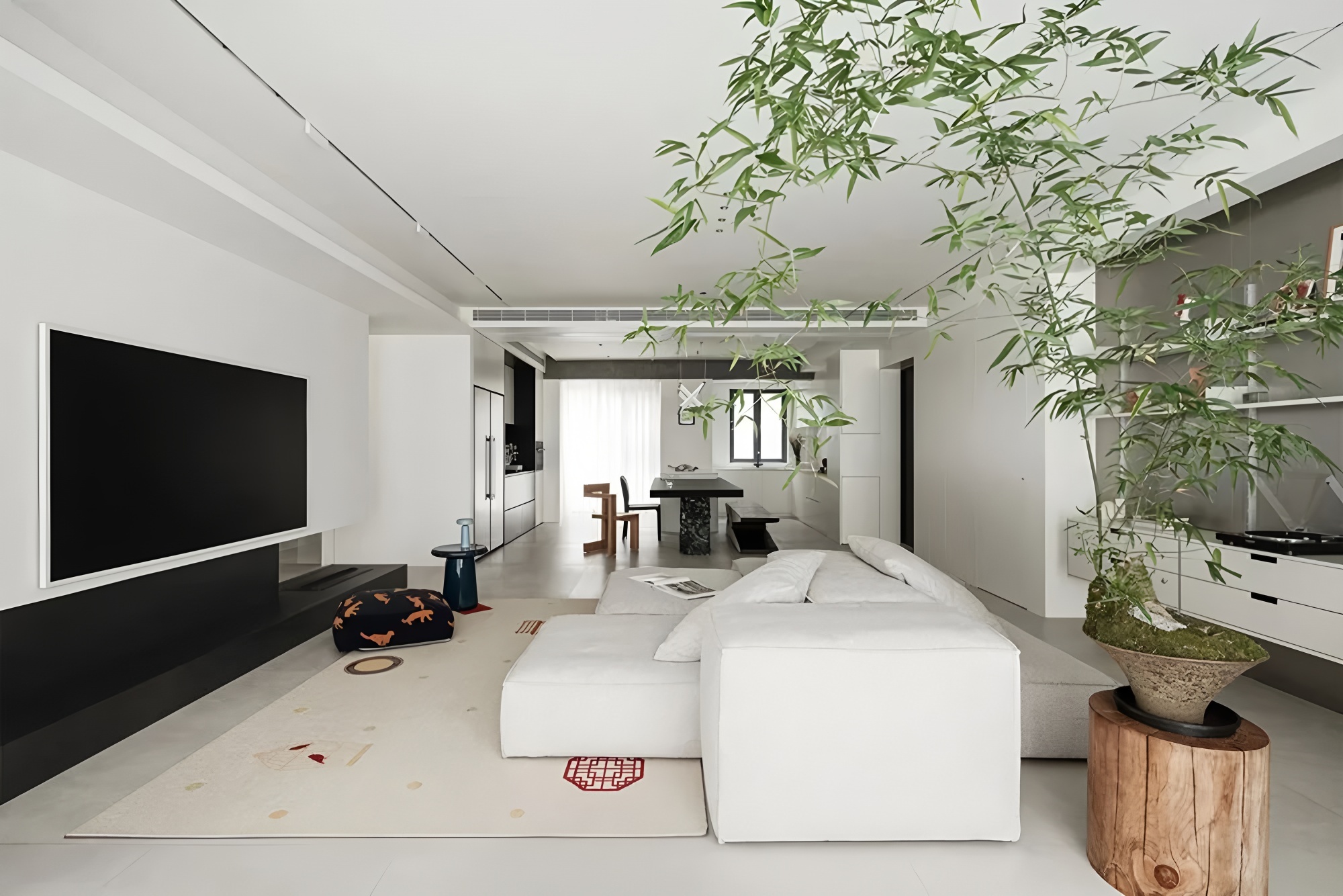 成都·南山凌峯180㎡极简大平层丨中国成都丨尚舍家室内设计-5