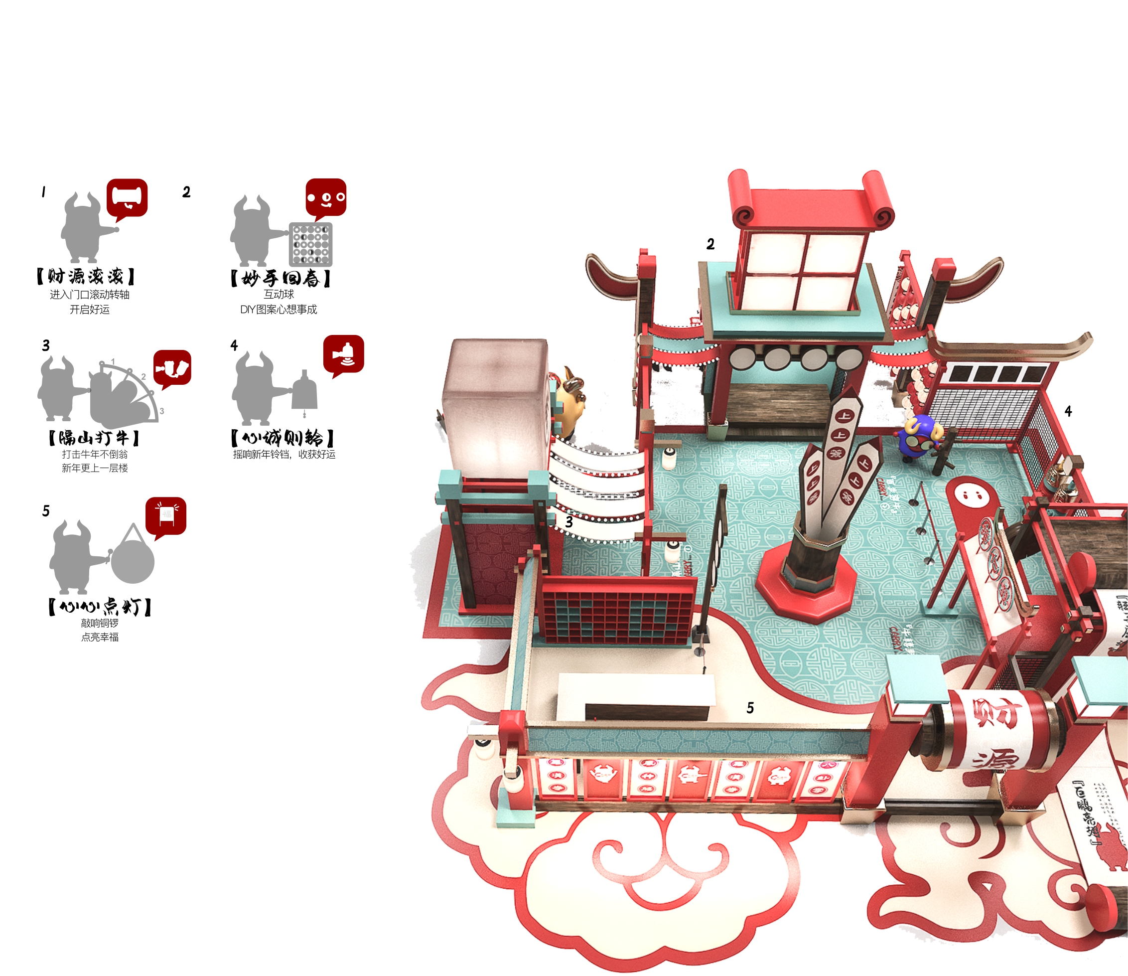 “凯瑞武道馆”新年美陈-3