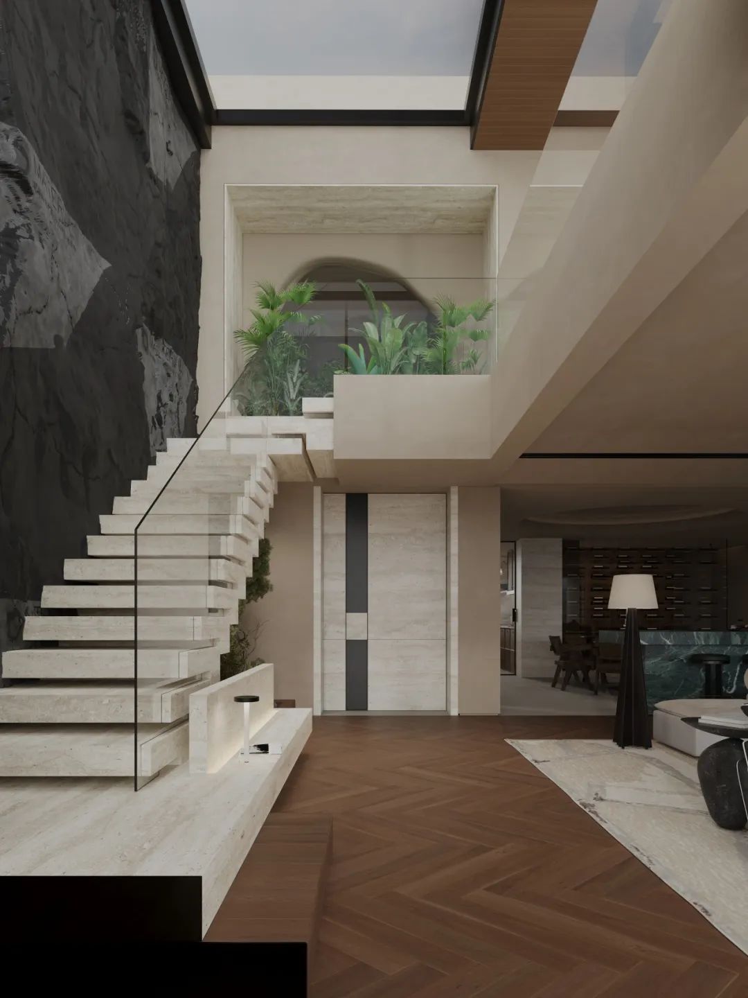 野奢绿意 · 550㎡空中湖景别墅设计丨HOMBLE 红柏设计-25