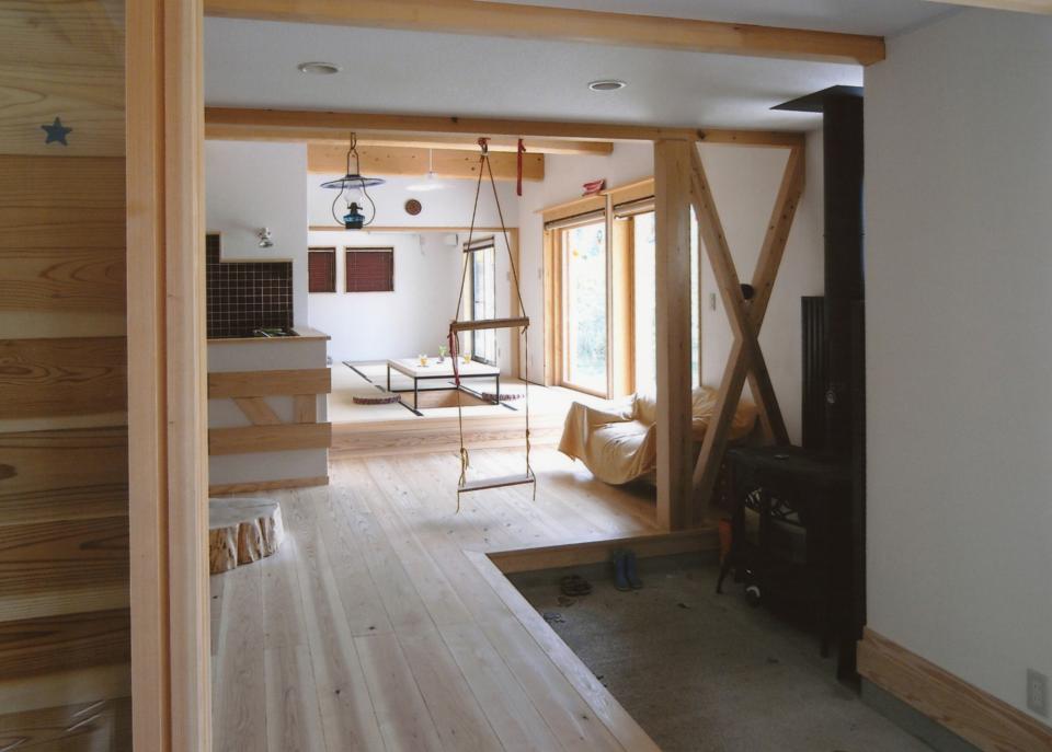 山が好き！クライミングウォールのできる家（国産自然素材）丨（株）独楽蔵（こまぐら）-19