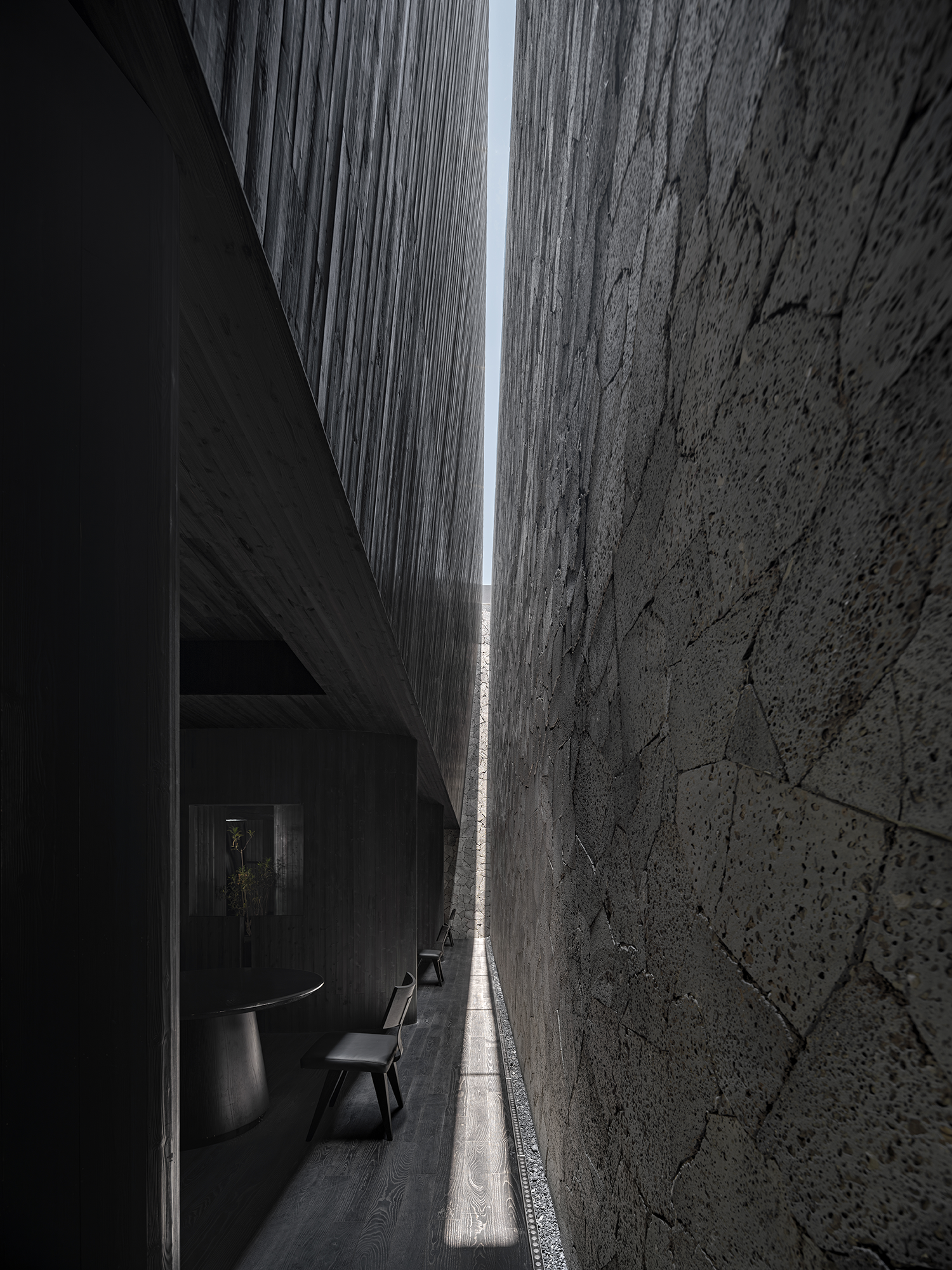 田间之上中国湘菜馆丨中国广州丨黑白木设计-31