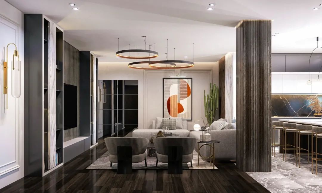 现代轻奢空间，演绎高级格调生活-17