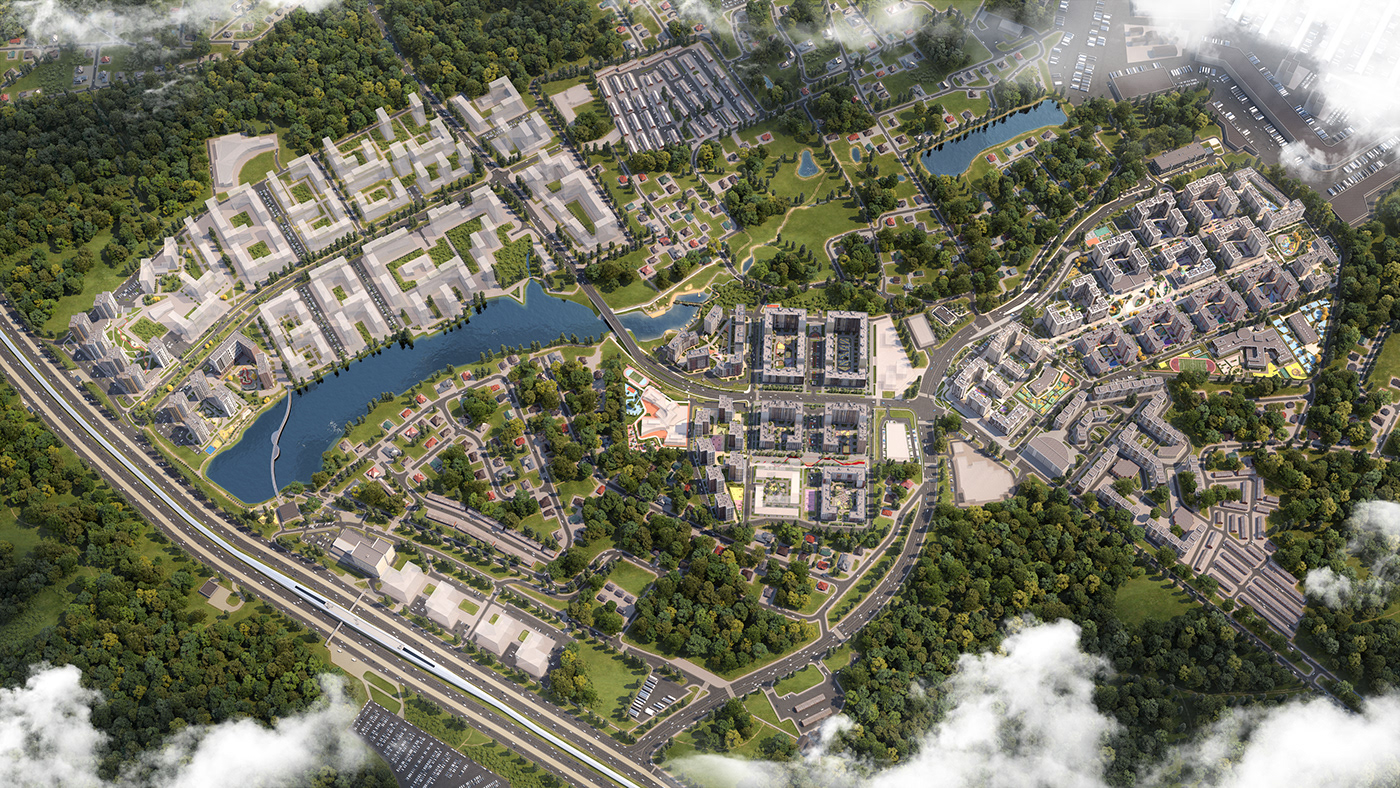 新莫斯科住宅区的西班牙风情丨俄罗斯莫斯科丨Gork Studio-1