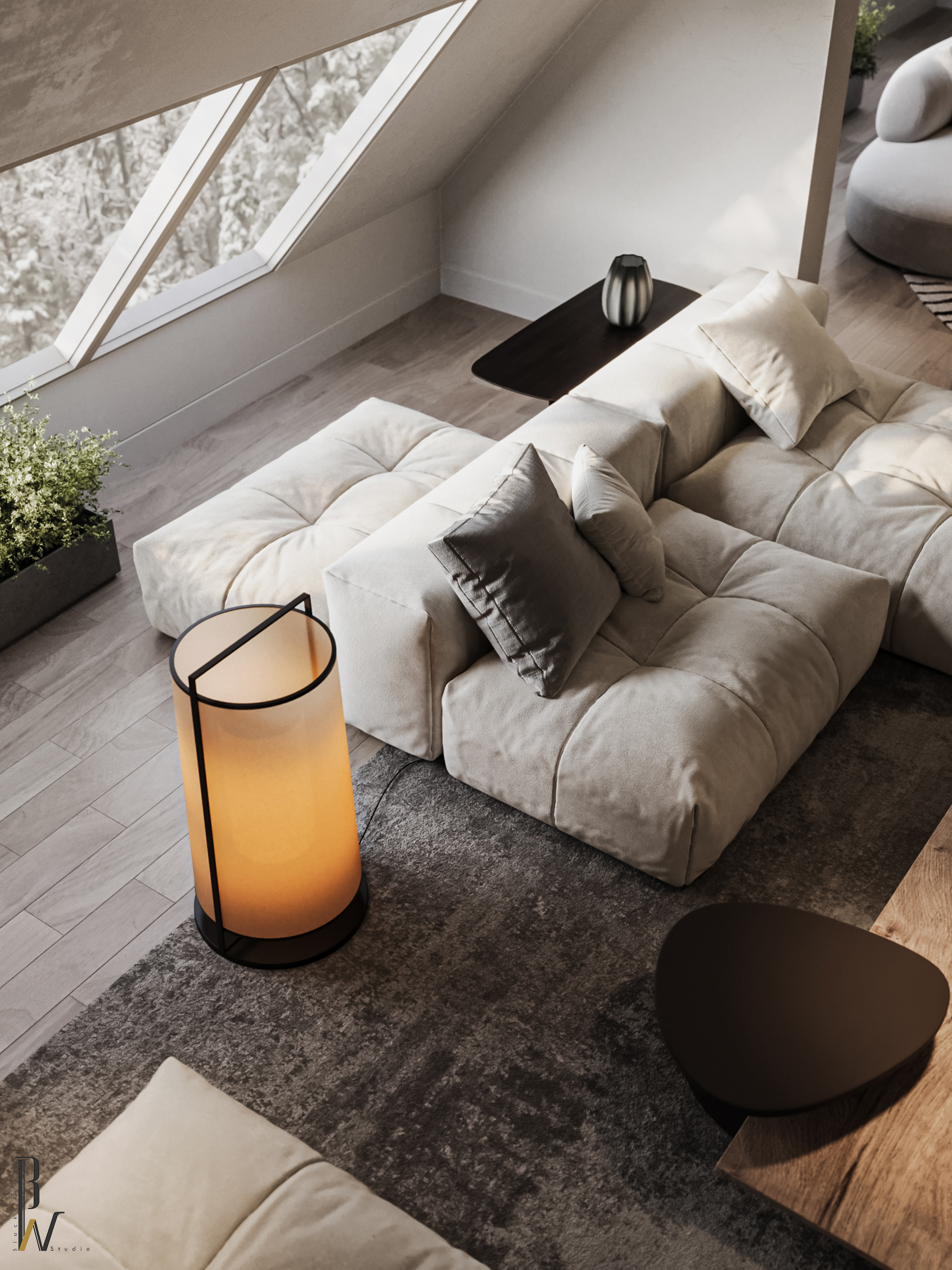 坡顶房屋居住区域丨英国曼彻斯特丨Black N White-8