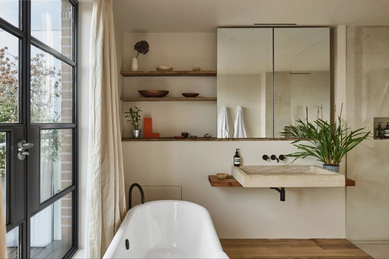 伦敦住宅·质感与温度兼具的极简空间丨英国伦敦丨Powell Tuck Associates-46