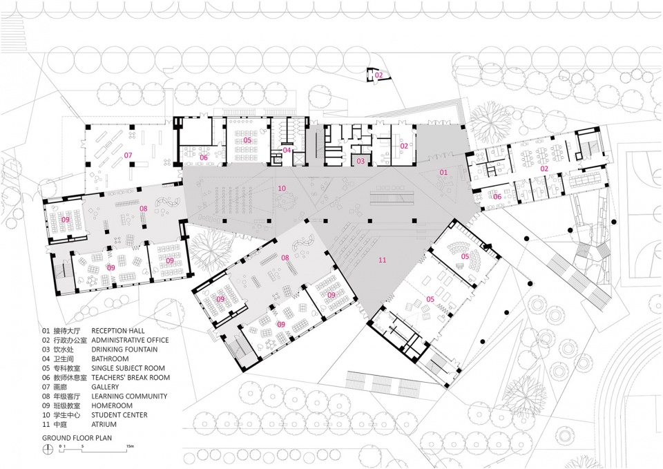 黄城根小学昌平校区丨北京和立实践建筑设计咨询有限公司-66