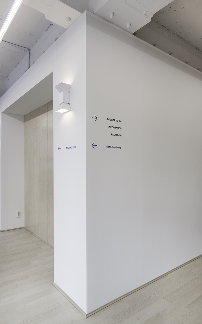 首尔高级 EMS 训练室，呈现极简白的高级感-4