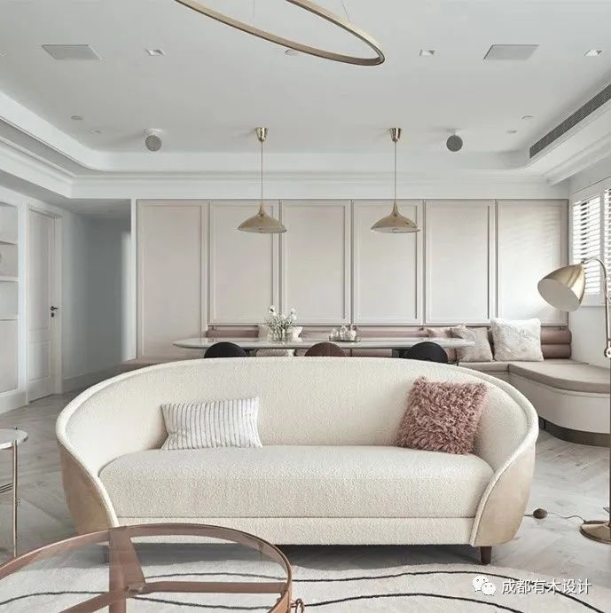 奶油色温柔法式小宅丨YOU MU DESIGN-3