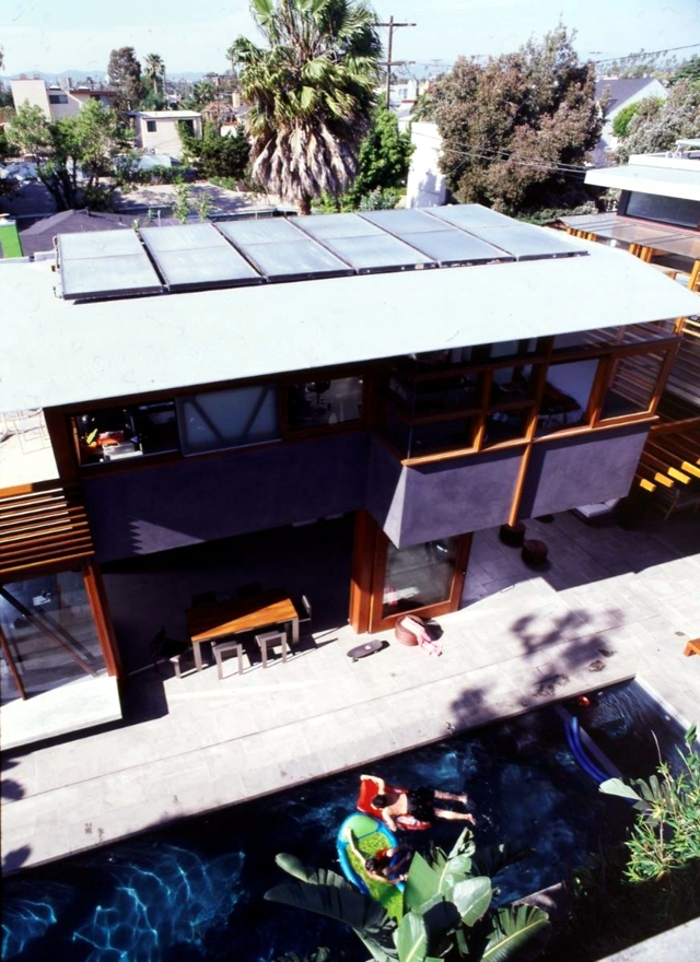 带屋顶太阳能板的现代住宅丨美国加利福尼亚-27