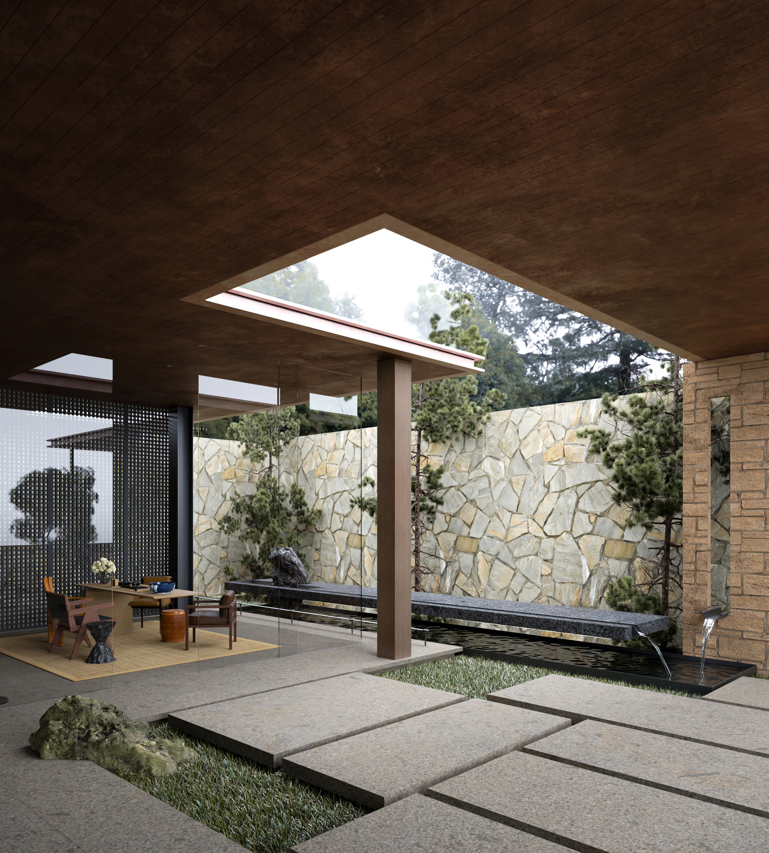 现代庭院·自然暖意-6