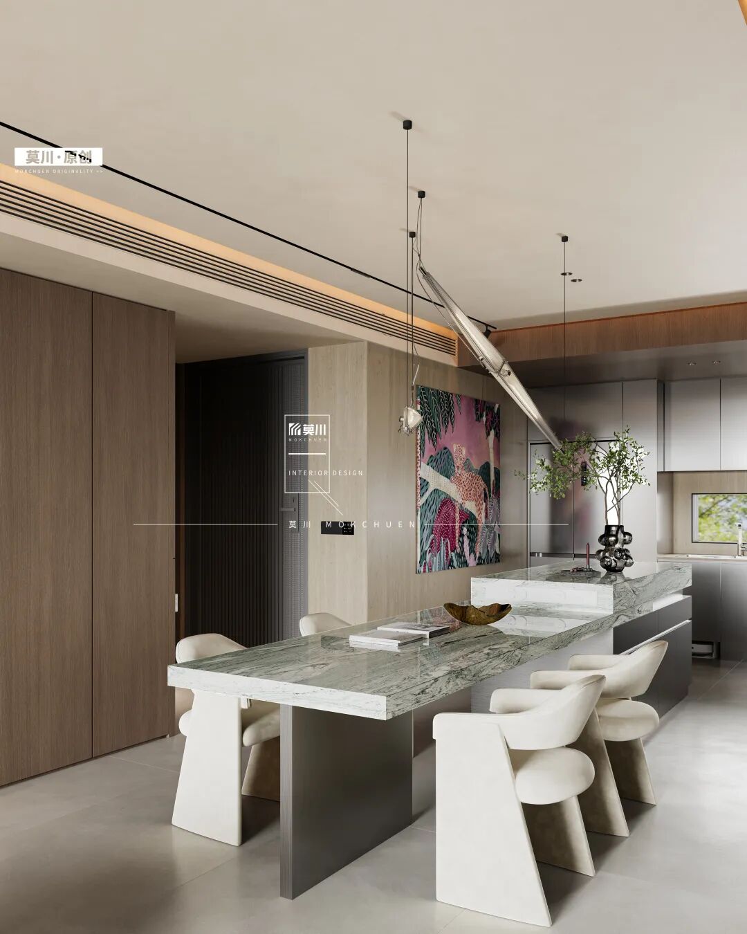 【莫川作品】深圳龙岗168㎡意式风格的家-46