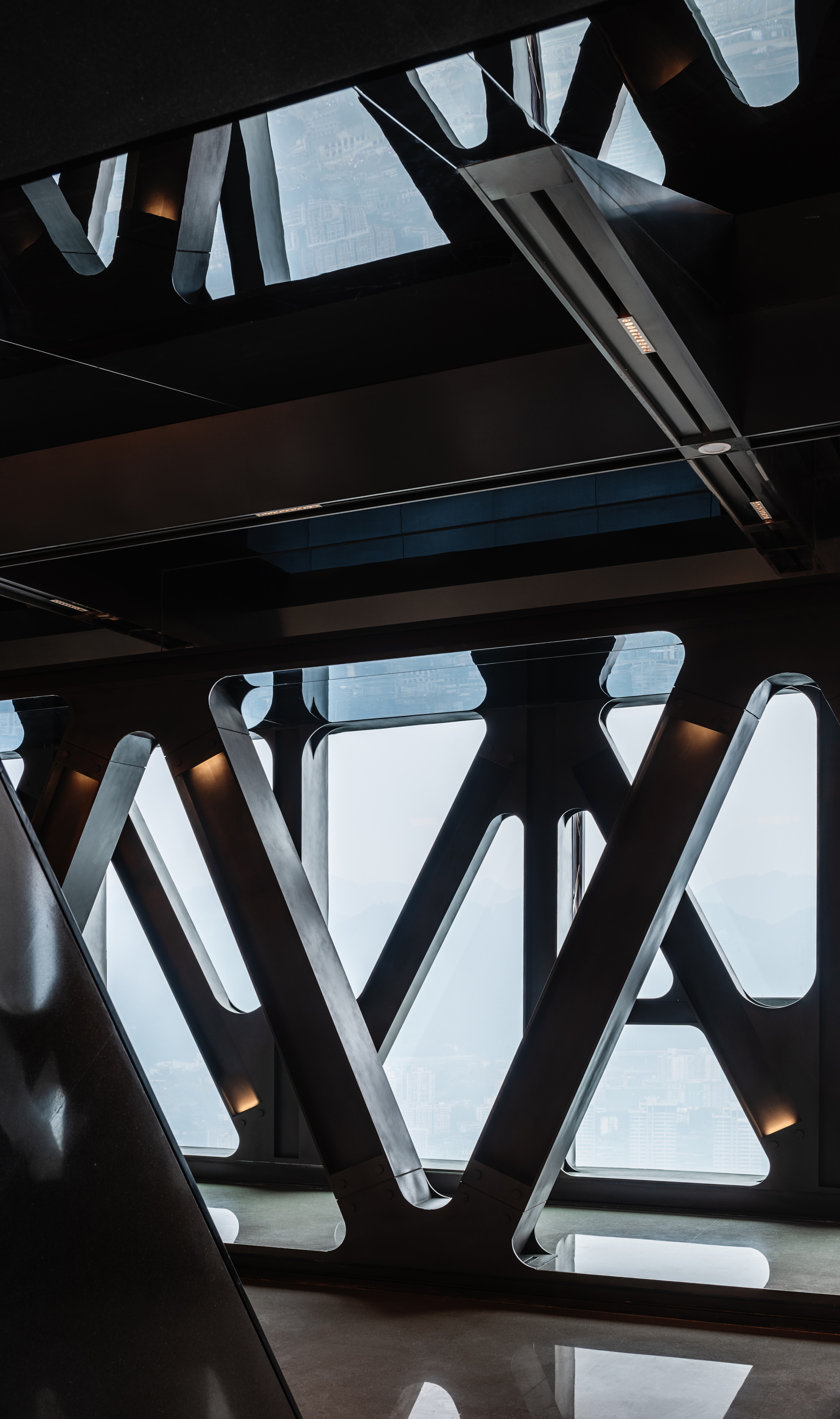 解放碑中心大厦  VISTA 酒店丨中国重庆丨BDD 布道设计-35