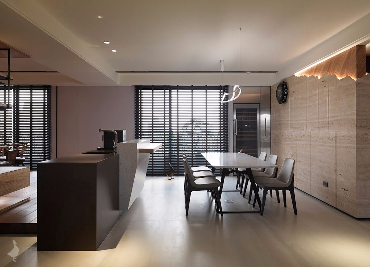 现代简约住宅的回然冠宇与瑞空间设计-7