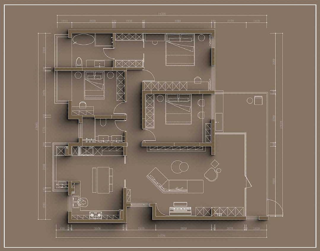 150㎡奶油轻法式 | 宝格丽大理石浪漫加分，这个家拥有高级色彩-32