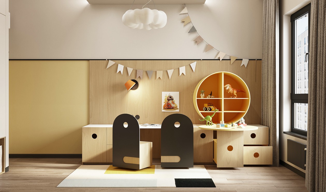 93㎡ 优雅、耐看、灰色系公寓-16