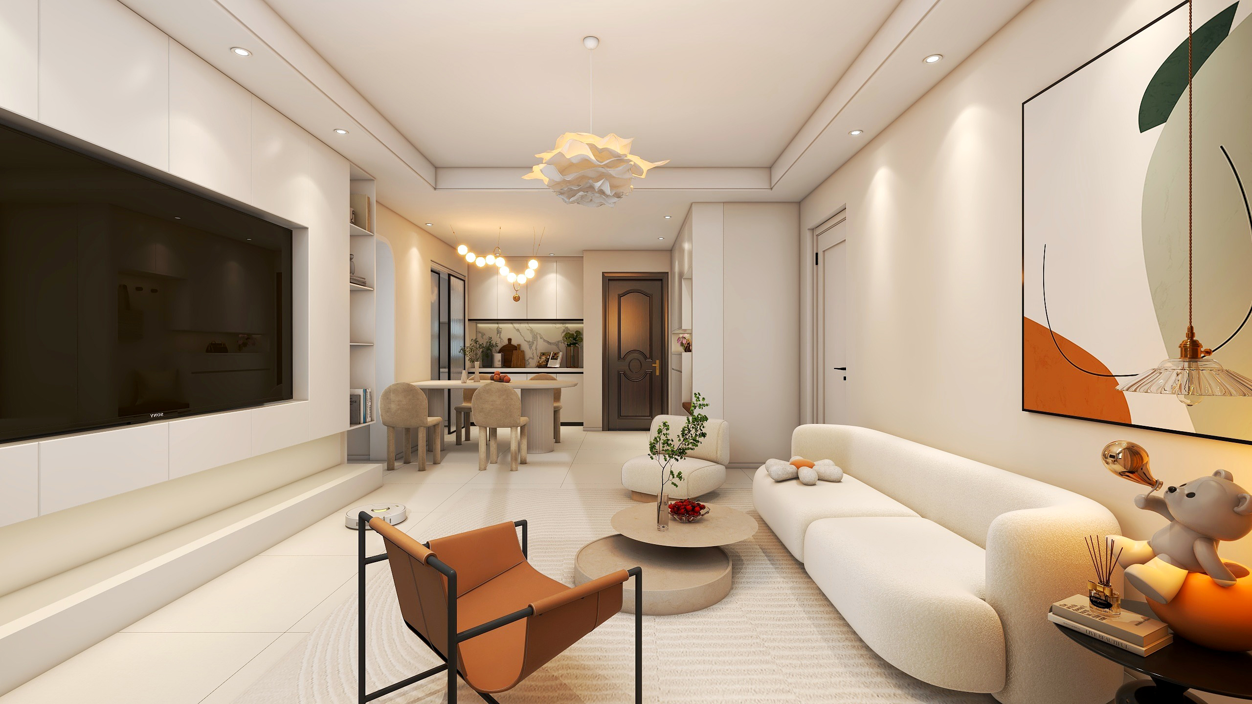 蓝城诚园现代简约101㎡3室-5