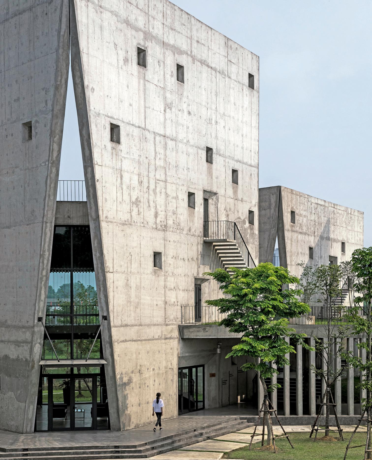 越南 Viettel 集团 Thach That 总部大楼——宁静与雕塑感并存的办公空间-15