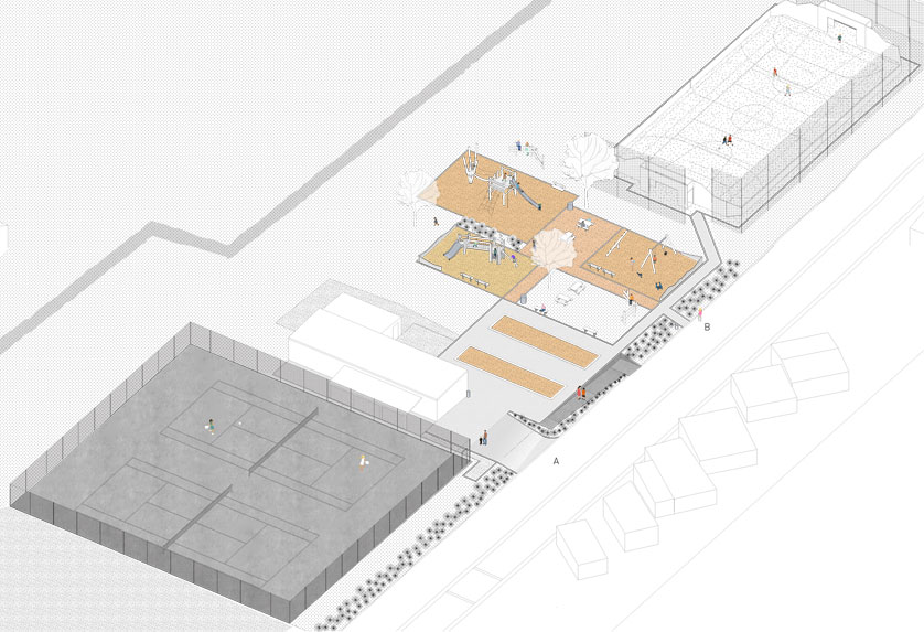 Berloz运动场地及设施项目丨Binario Architectes-15