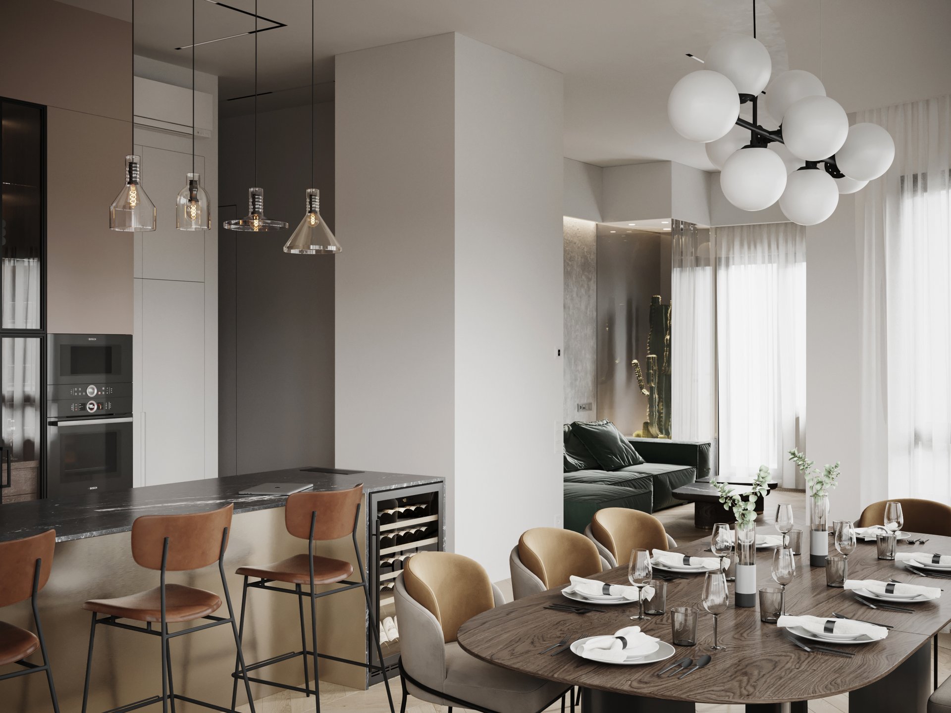 单一麦芽公寓室内设计-36