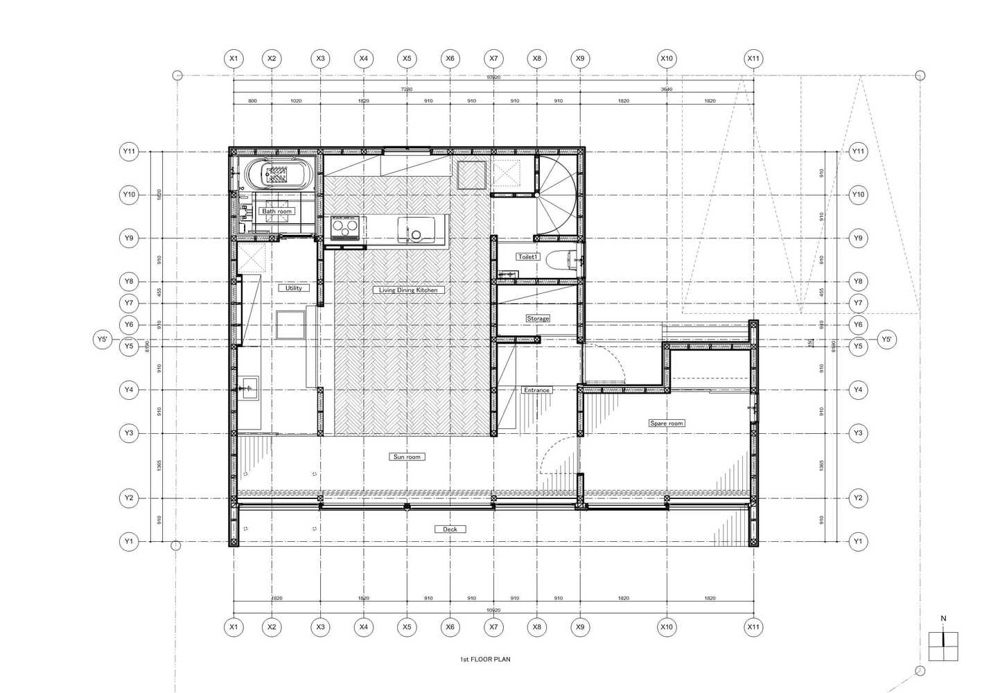 日本东芝家庭住宅的开放与隐私平衡-54