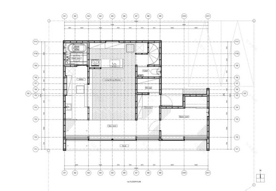 日本东芝家庭住宅的开放与隐私平衡-54
