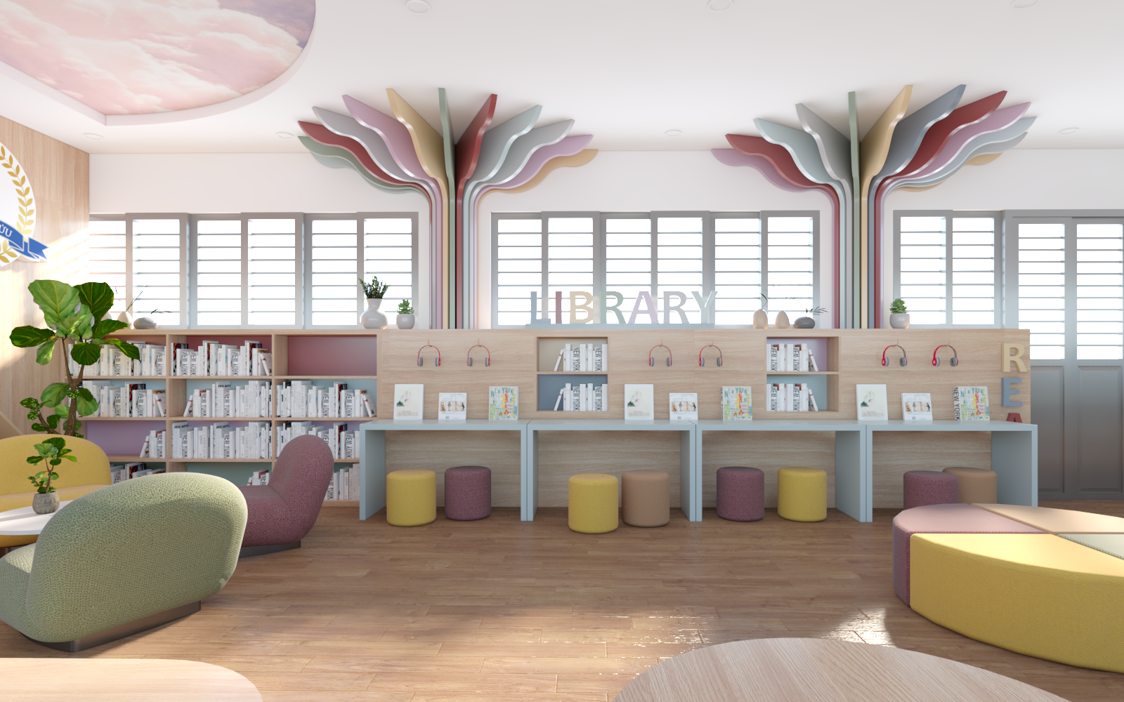 茶光富学校儿童图书馆丨越南河内-10