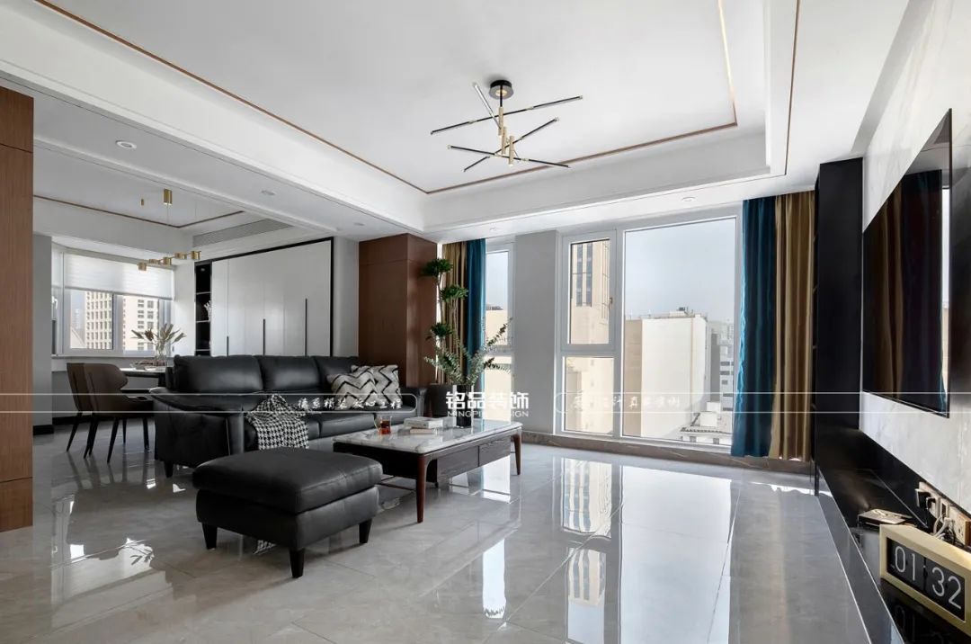 118㎡现代简约之家丨铭品装饰-26