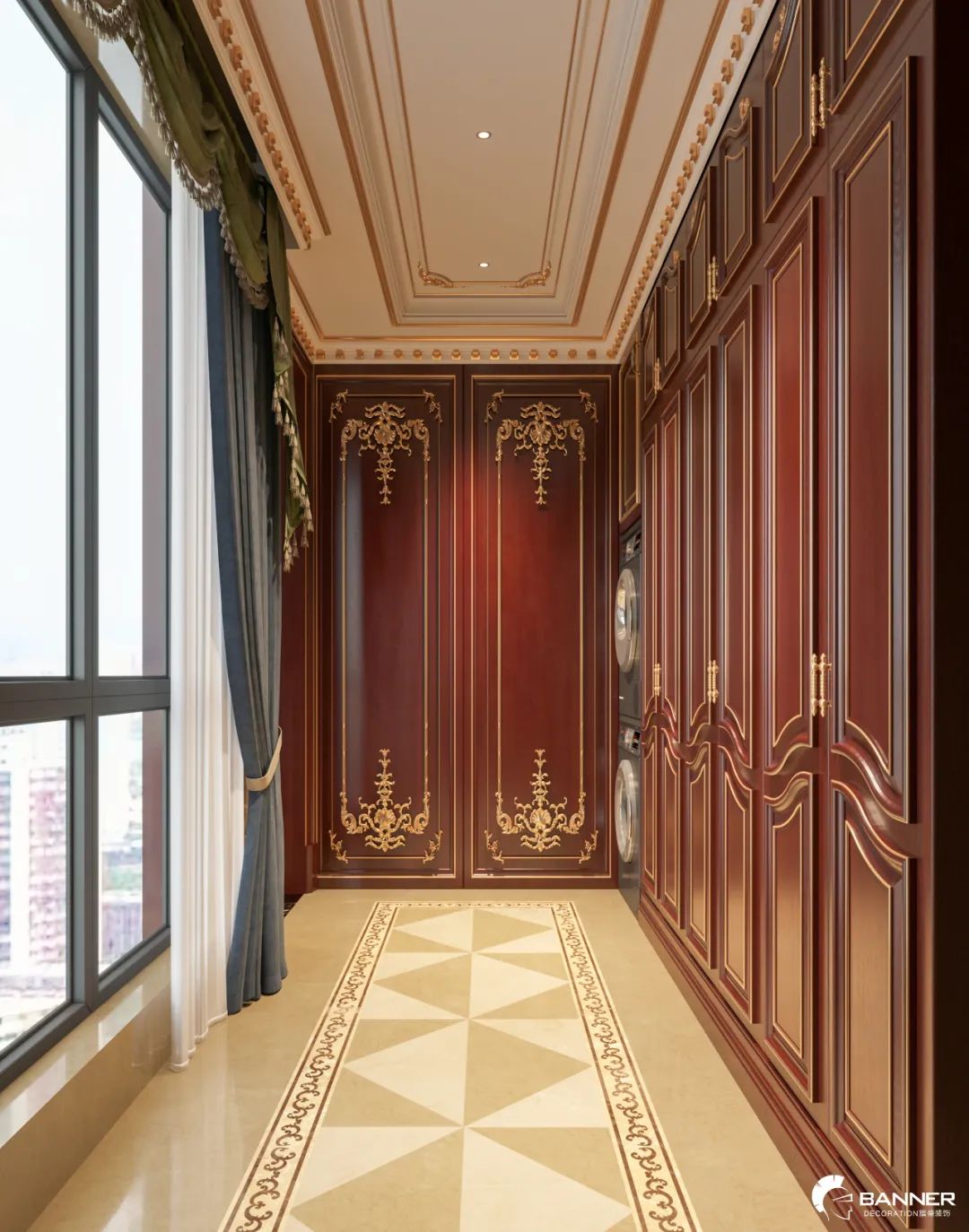 曲江千林郡法式平层设计丨赵振庭-37