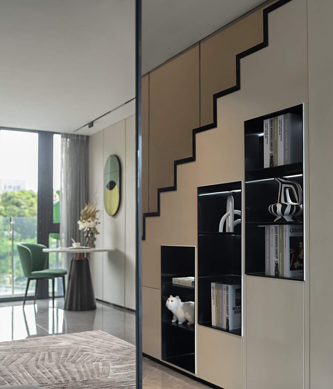 镜中树,水中月 · 63·2㎡绿色城市住宅设计丨中国深圳丨佰思创意设计-18