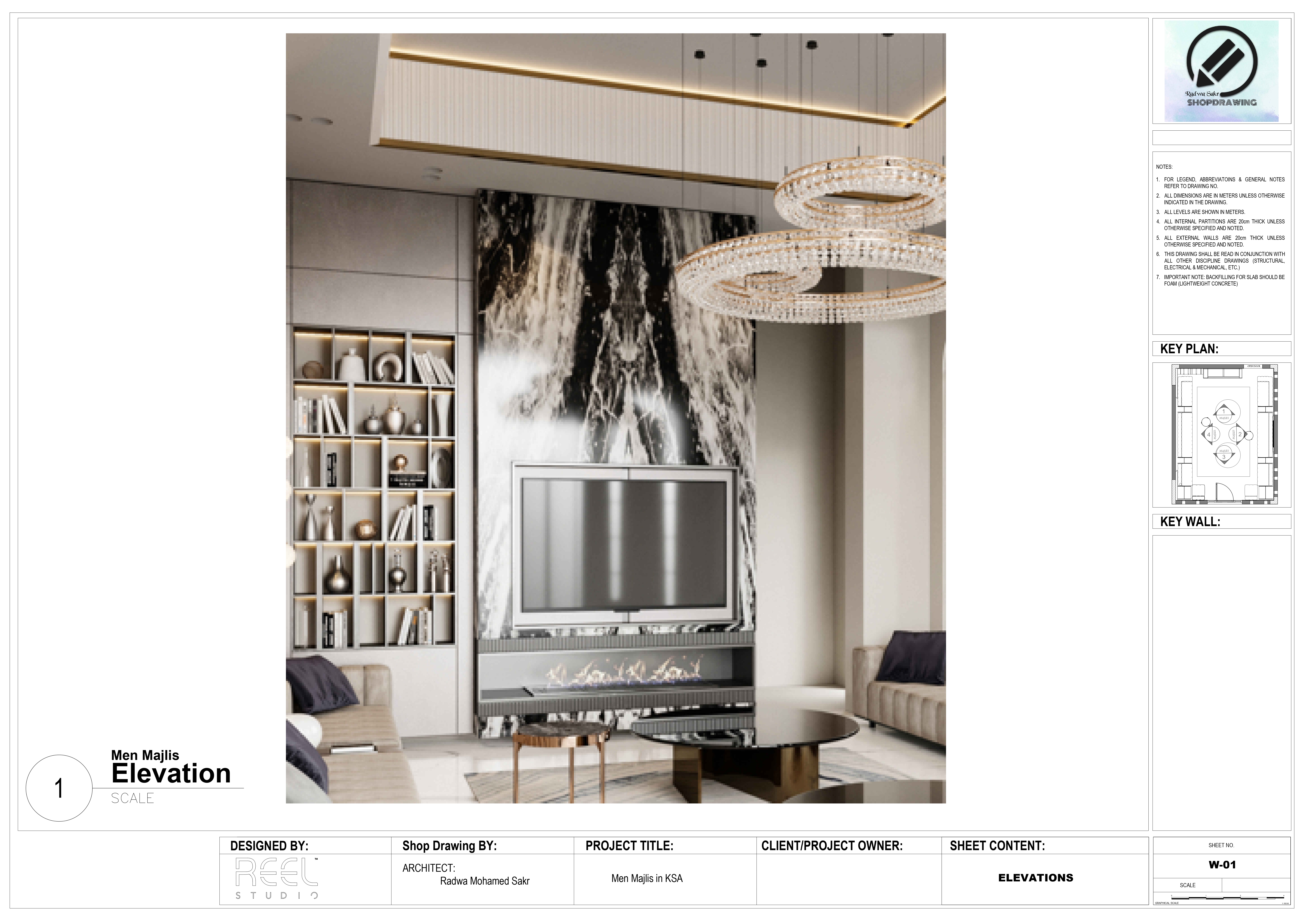 男士会议厅施工详图丨Reel Studio-2