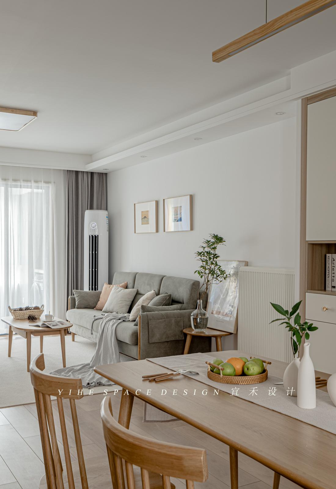 芜湖宜禾设计丨平层丨『 蜜 · 糖 』130㎡温暖日系原木-6