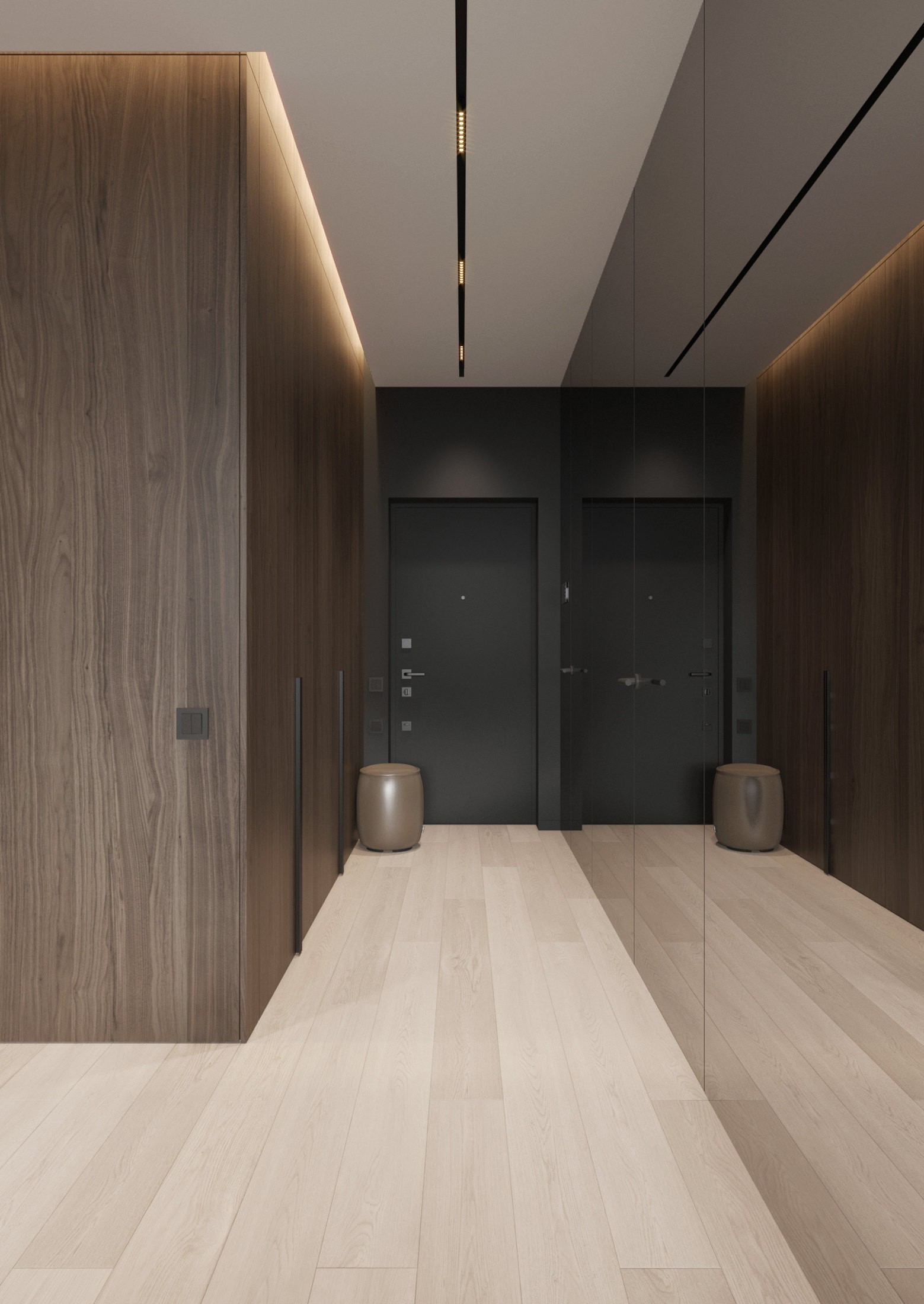 95㎡浅色系公寓设计 既舒适又精致-0