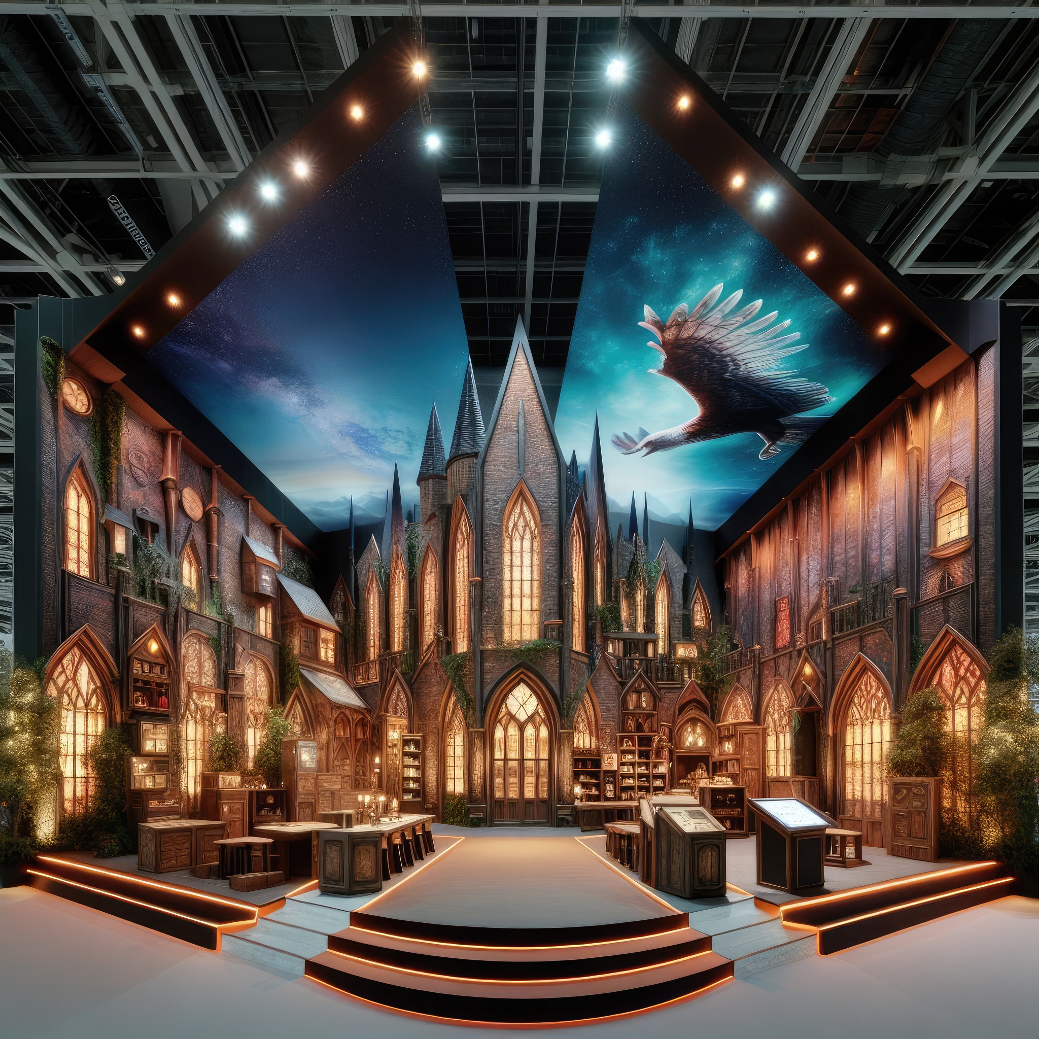 Harry Potter exhibition booth/interior store by Ai-8