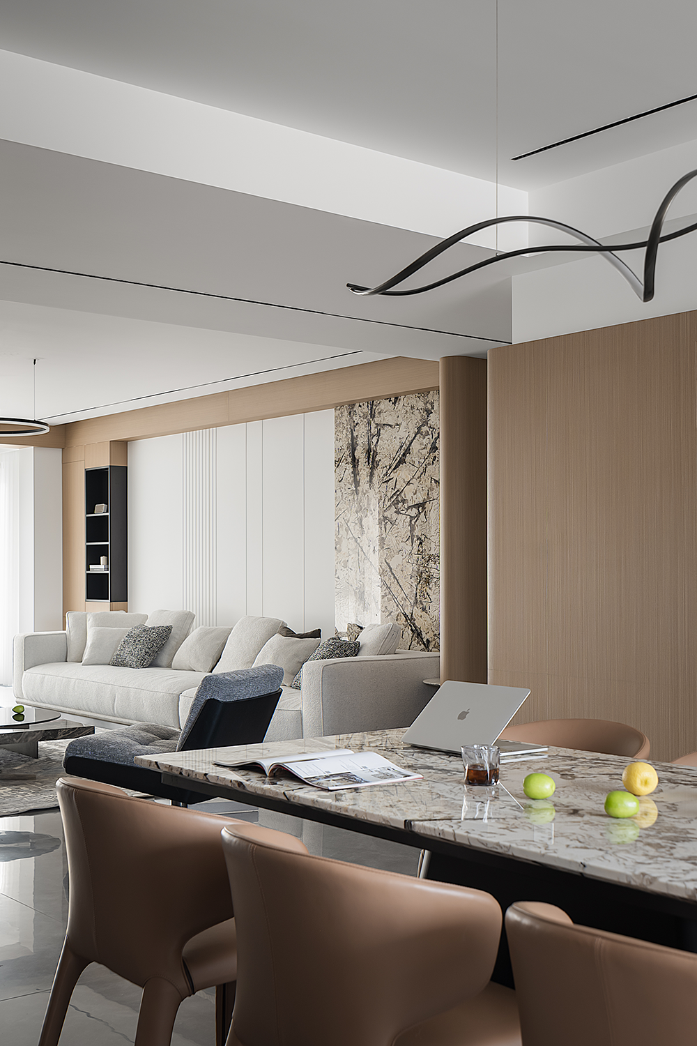 160㎡简约私宅设计丨中国齐齐哈尔丨图帮磐石空间设计-17