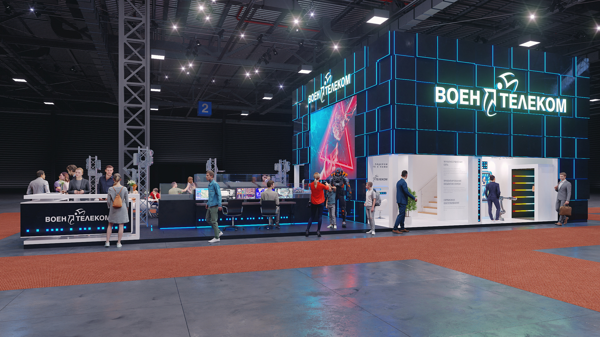 VOENTELECOM 展览展台设计丨俄罗斯丨ARTKARTEL-5