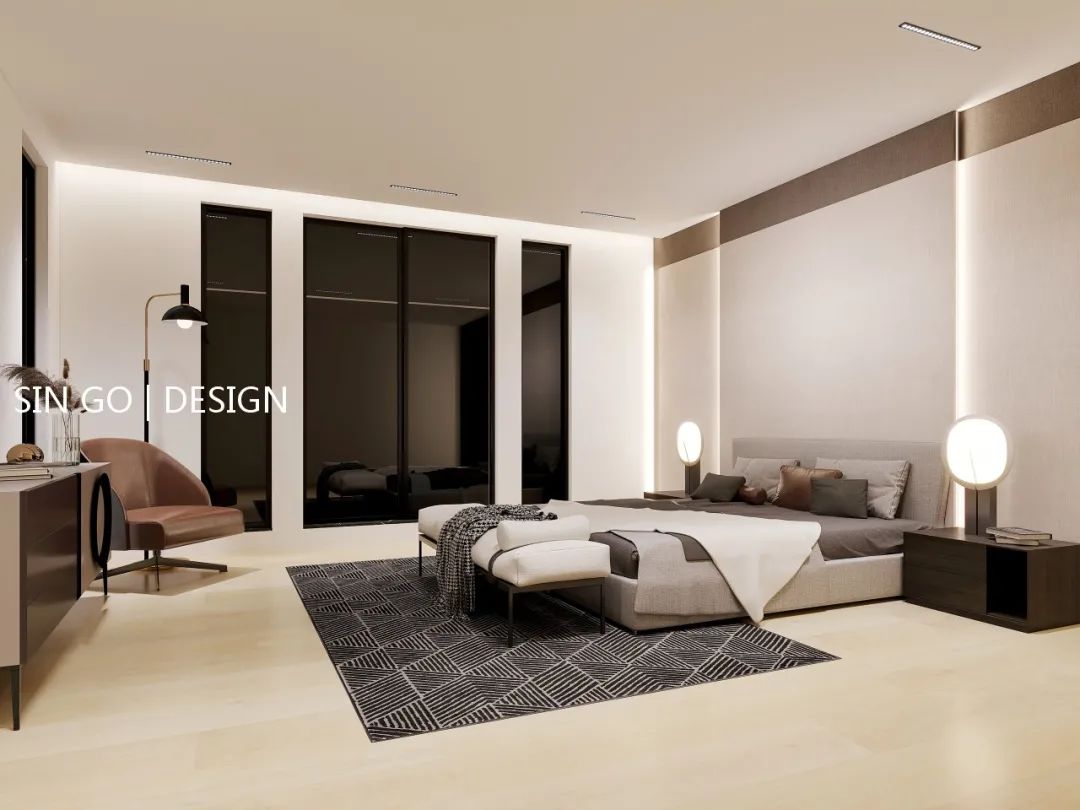 上海揽海高尔夫 540㎡极简别墅,演绎古典与现代的融合-43