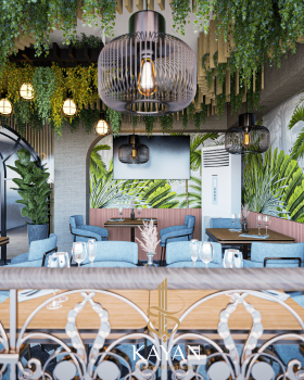 Small terrace Cafe extension ( Makanak Cafe )