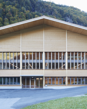 木材生产设施丨瑞士格拉鲁斯丨AMJGS Architektur,Marti AG Matt