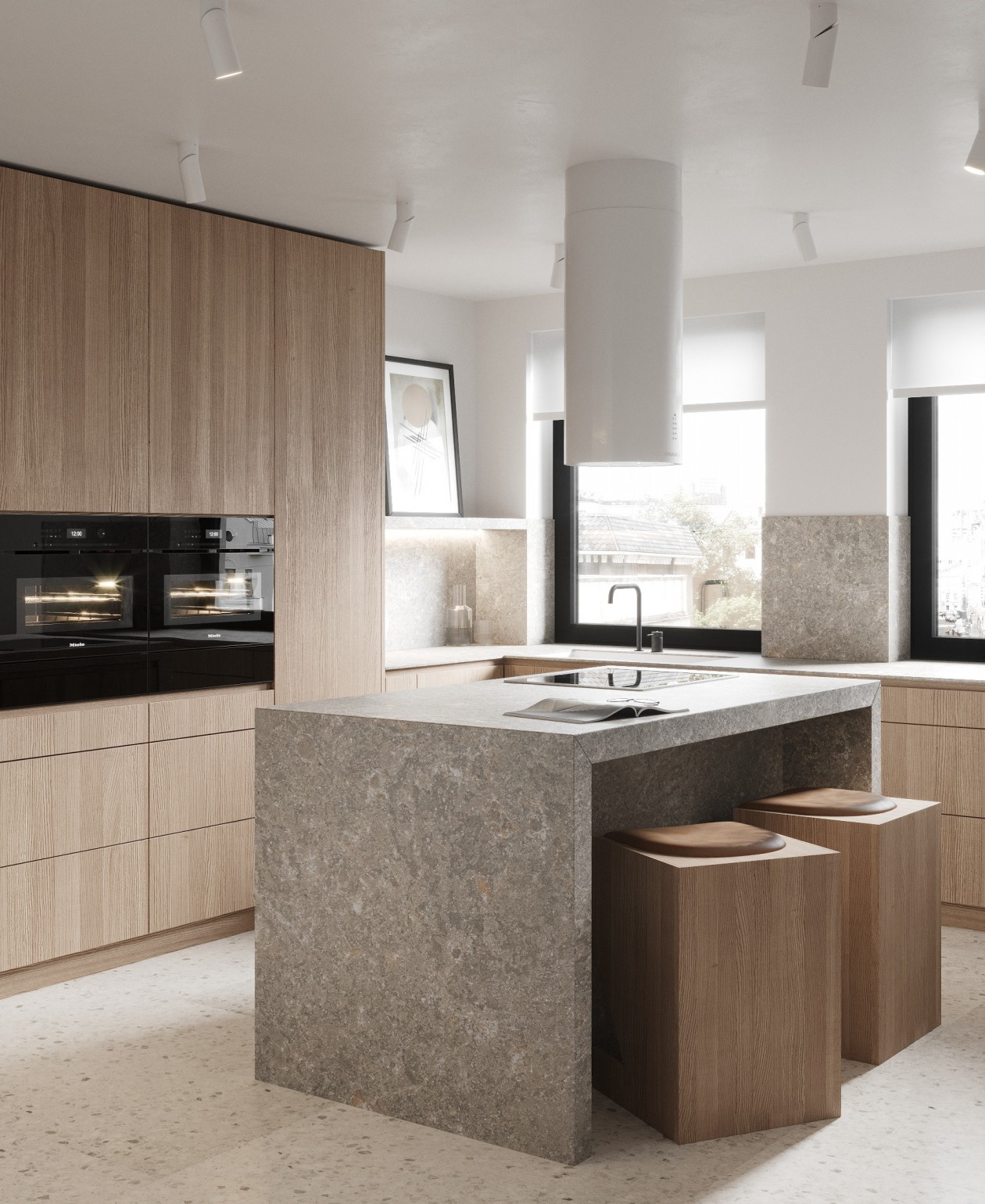 白色系现代极简风公寓-13