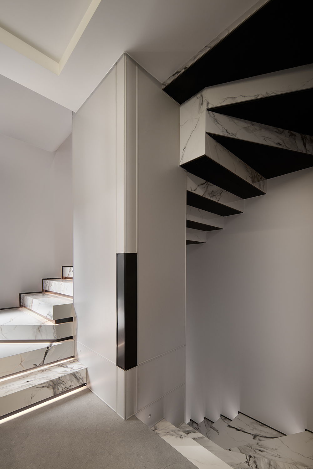 黑白格调现代别墅设计丨中国杭州丨杭州又贰设计-43