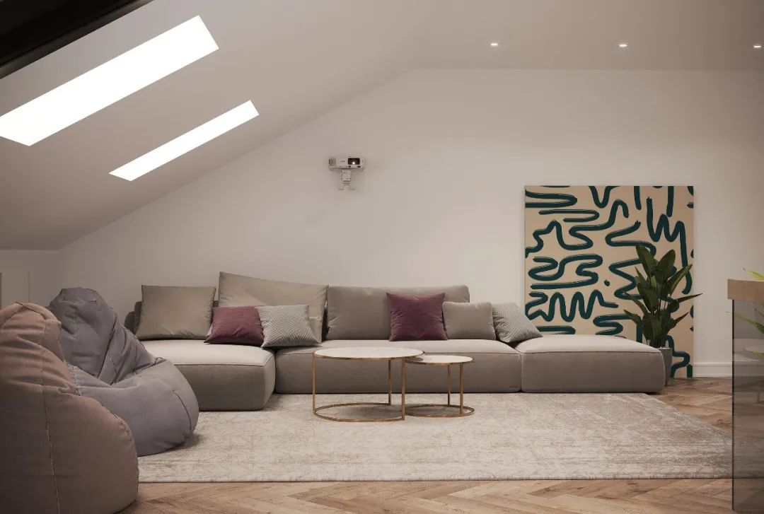 300㎡复式空间设计丨Roomy Room-70