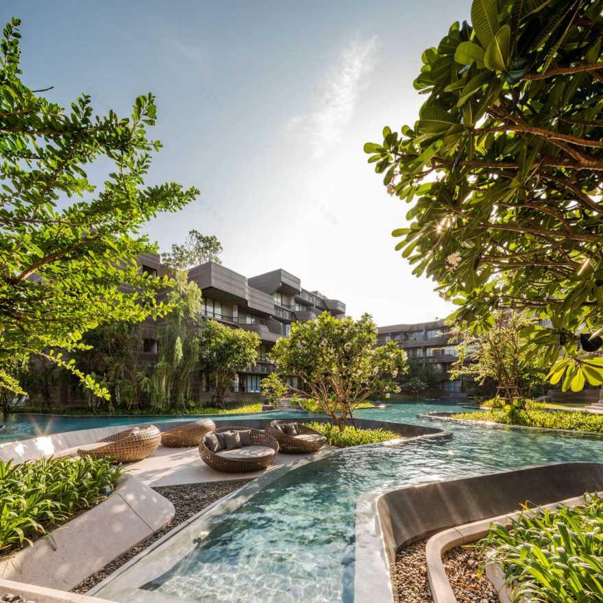 泰国华欣 Baan San Ngam 公寓景观 | 自然与艺术的生态融合-20