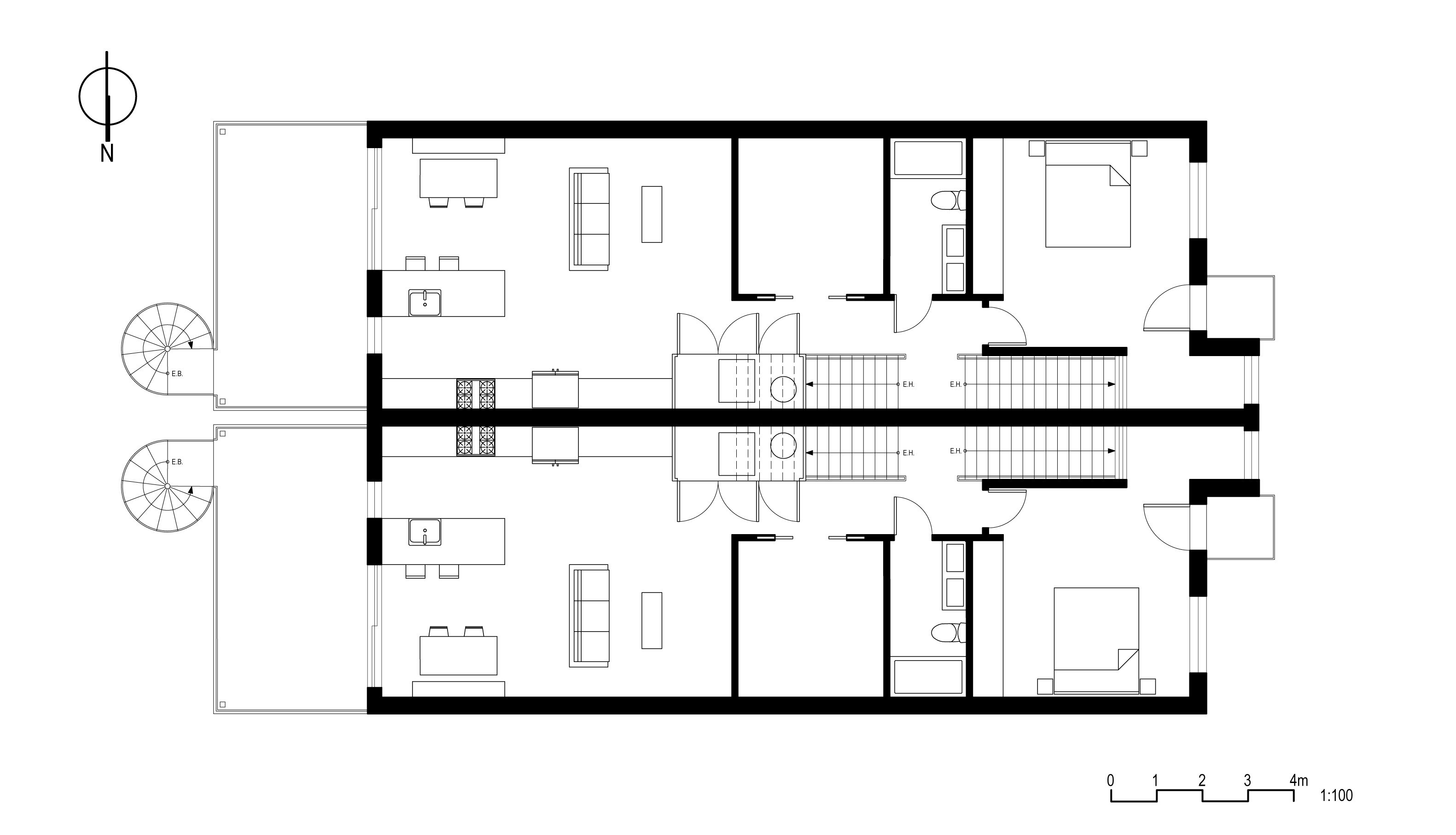 蒙特利尔 NotreDame 住宅设计丨加拿大蒙特利尔丨Le Borgne Rizk Architecture-36