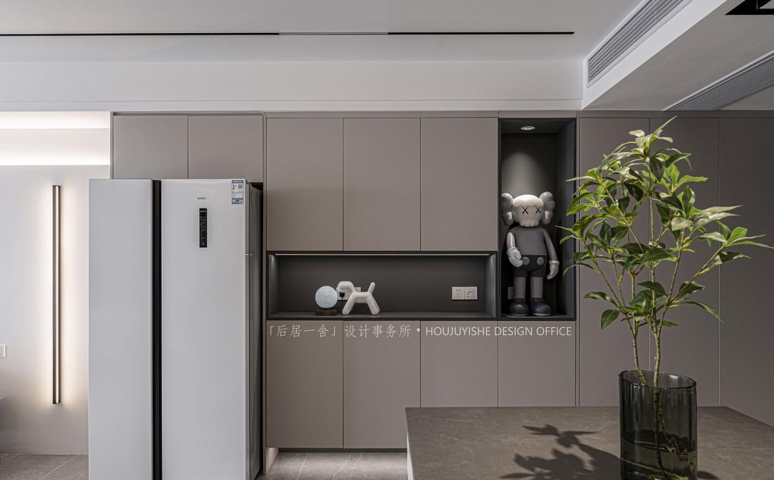 120 平现代质感极简之家-40