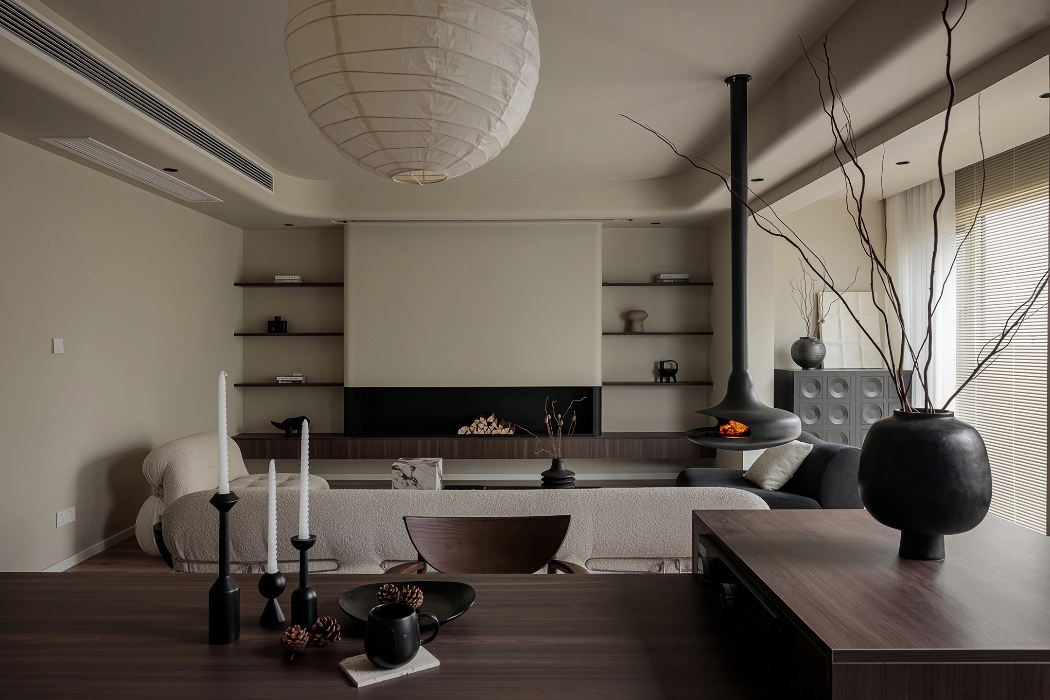 120m²中古侘寂 · 落地一套家居博主的家丨中国眉山丨壹佳一舍设计-6