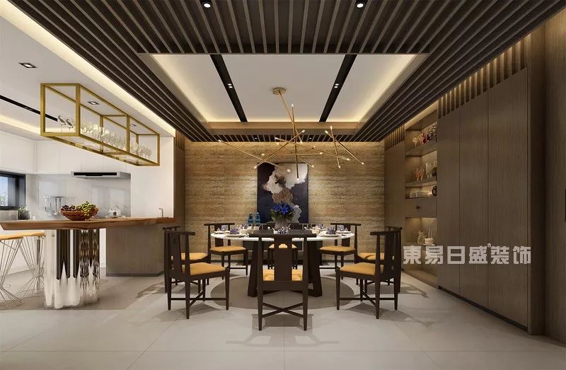 【现代中式】携一抹清透木色，筑一室墨韵书香-12