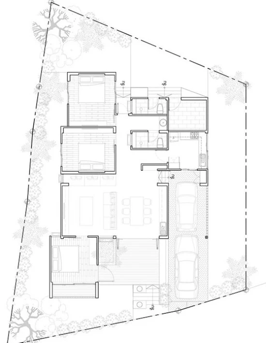 14 个现代 1 层 3 卧室住宅设计案例丨Ali Said（毕业于哈桑uddin大学建筑系）-21