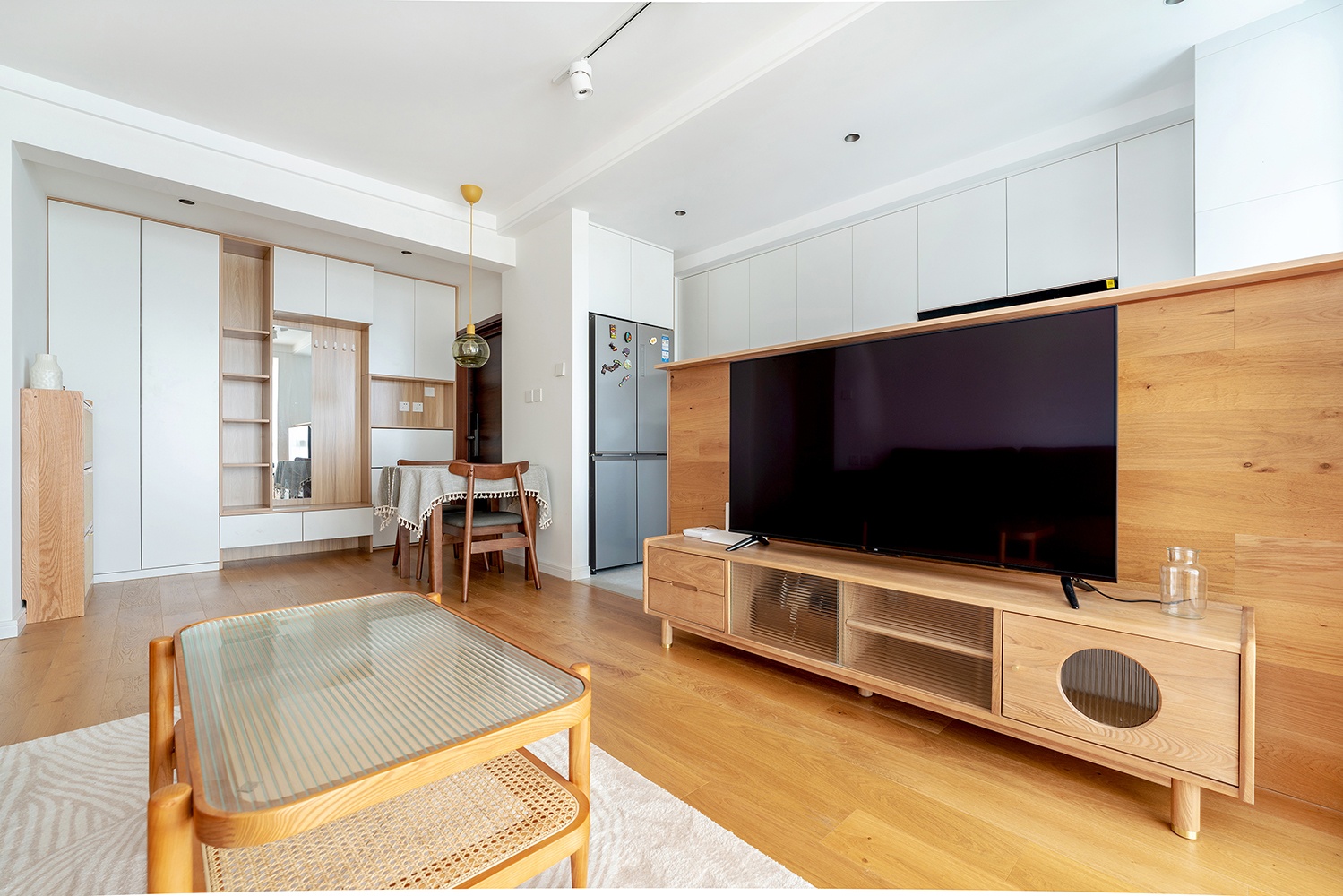 拆掉一面墙，实现60㎡LDKB流动布局，还能增加衣帽间-4