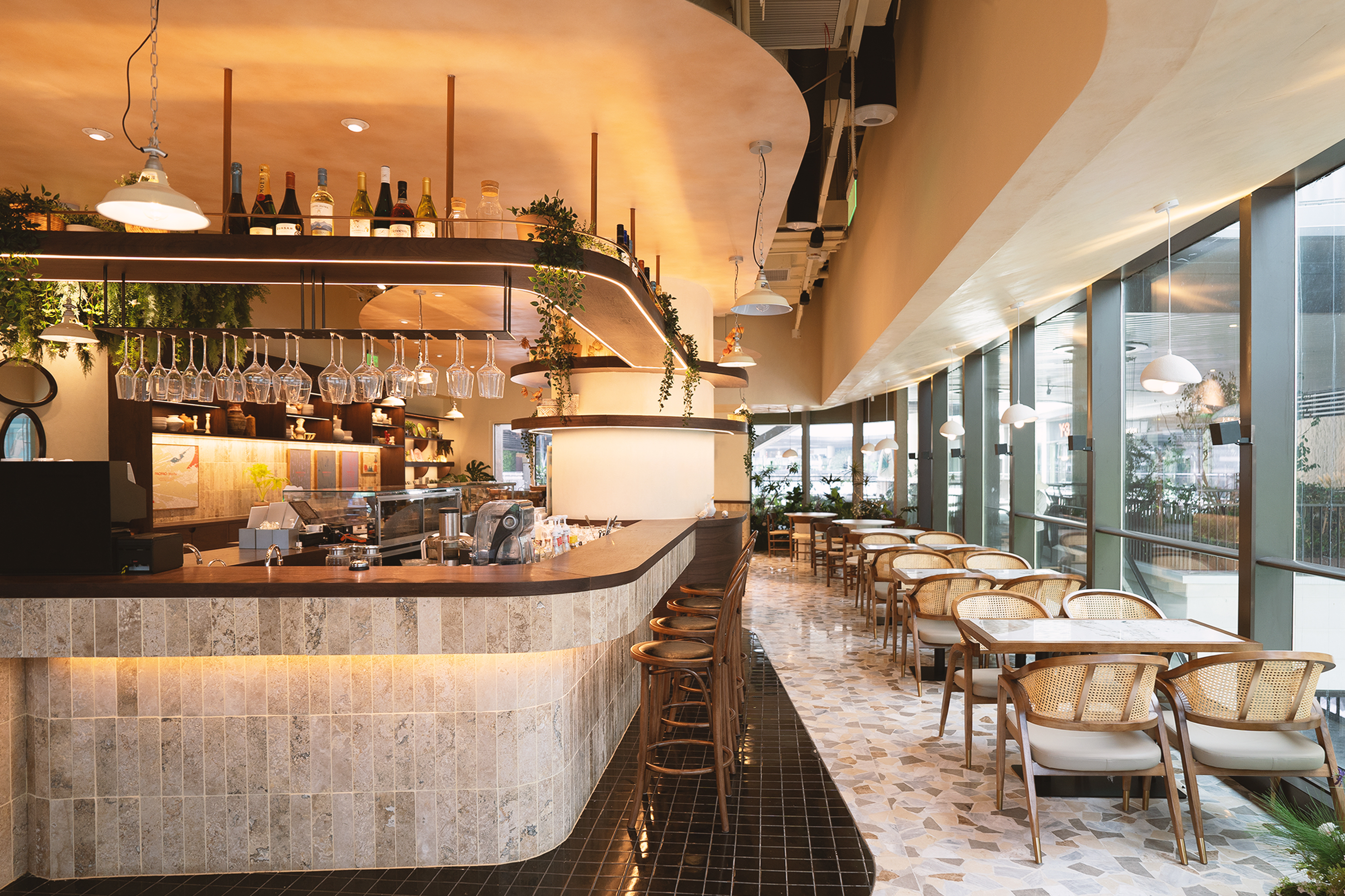 PAOPAO Marché全日轻食餐厅丨中国上海丨Atelier M2-45